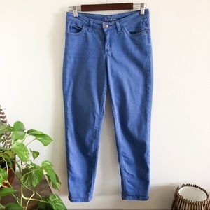 BODEN bright blue skinny jeans 28
